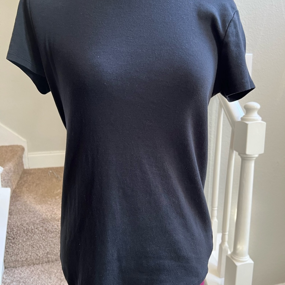 Faded Glory Black Short Sleeve Tee